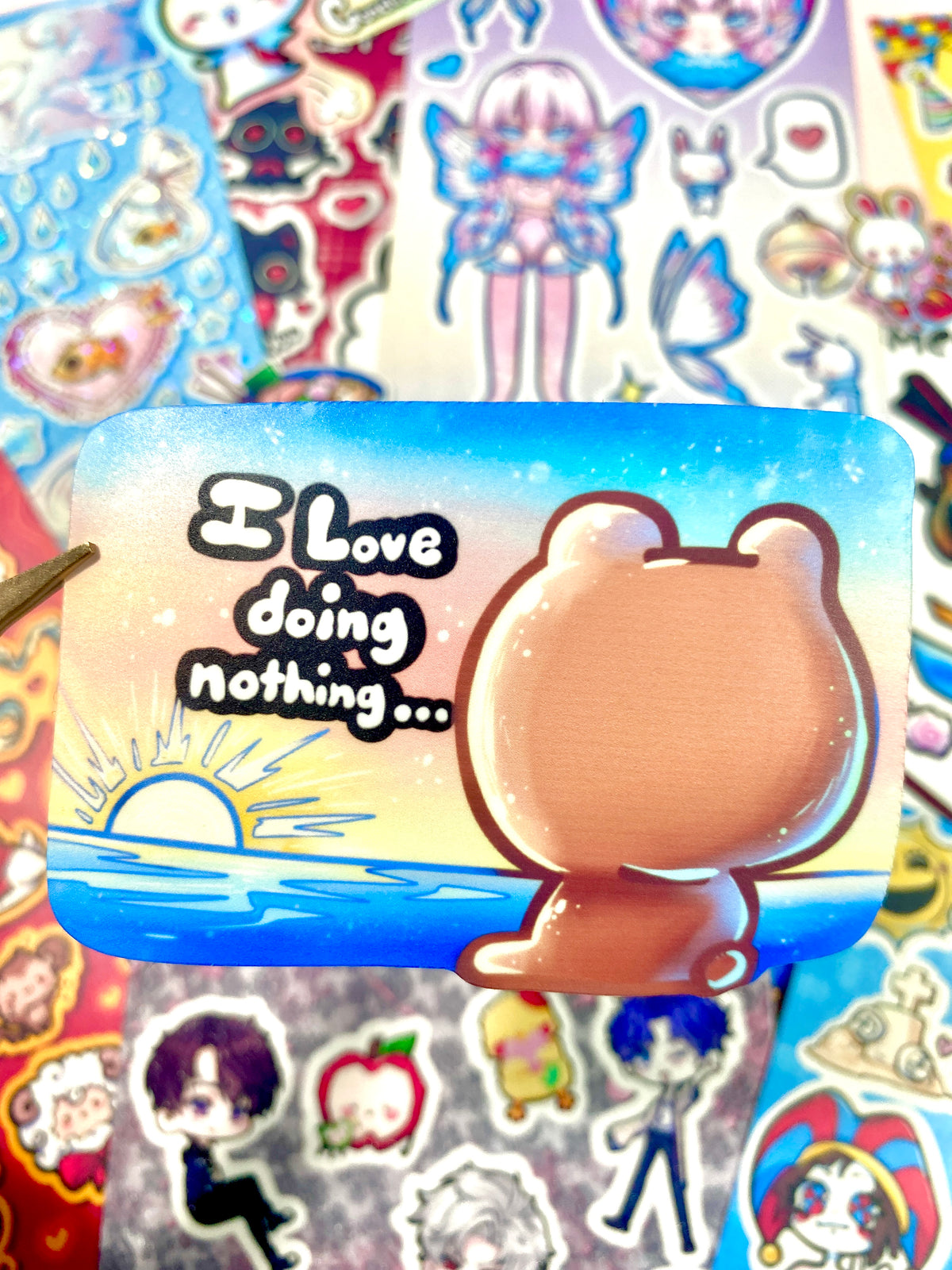I love doing nothing Sticker