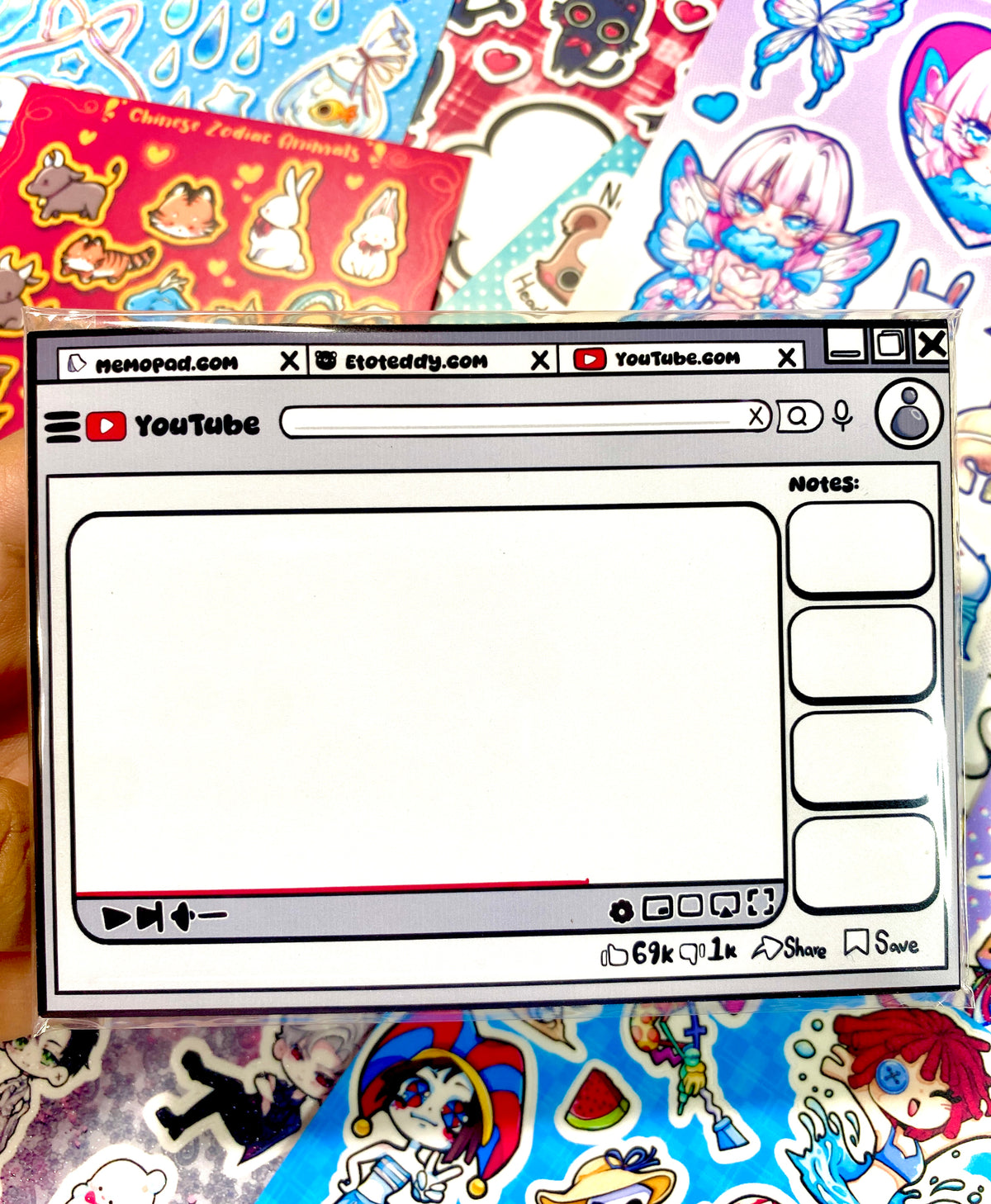 YouTube Notepad