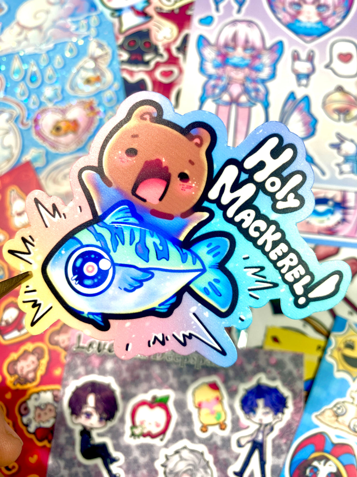 Holy Mackerel Sticker