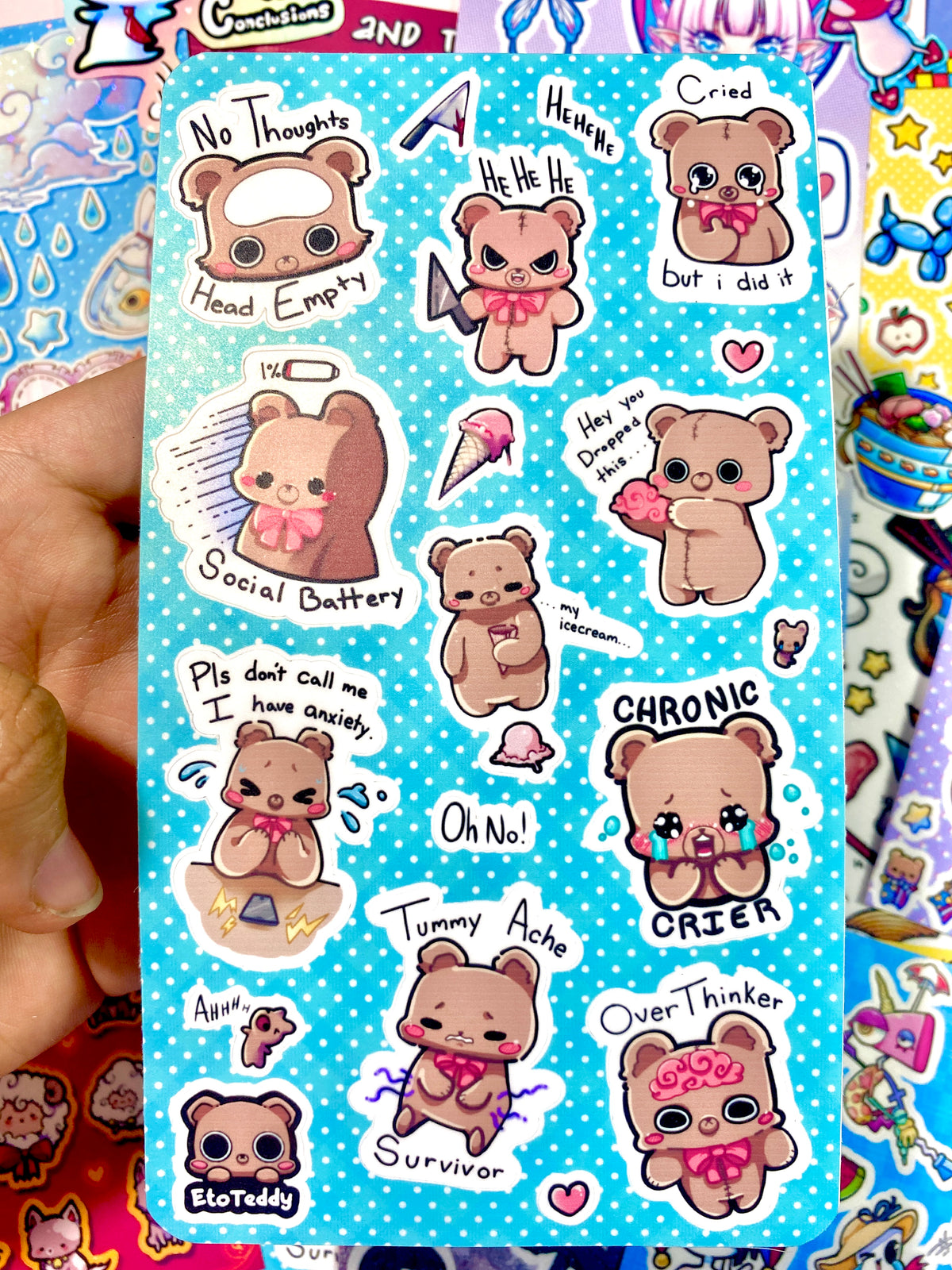 TeddyBear Sticker Sheet