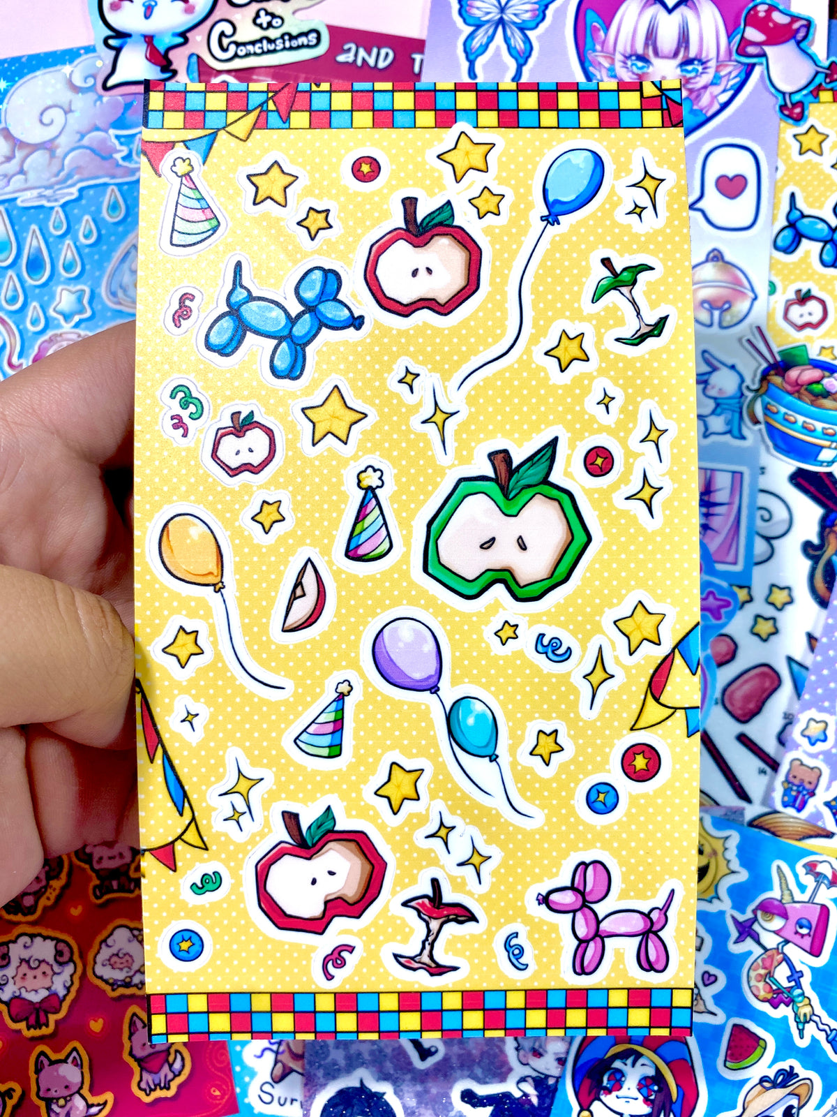 Apple Core Party Sticker Sheet