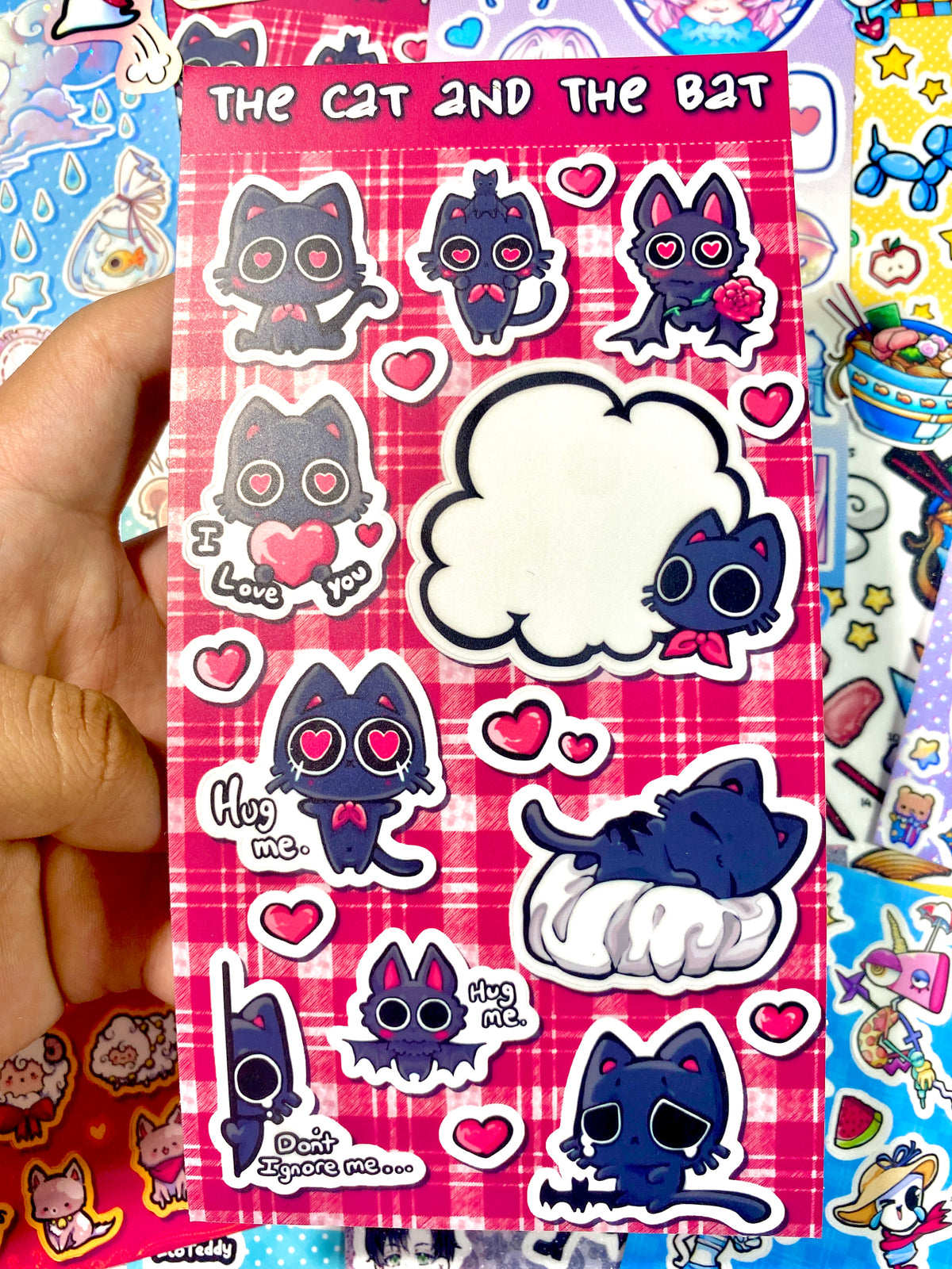 The Cat and the Bat Sticker Sheet