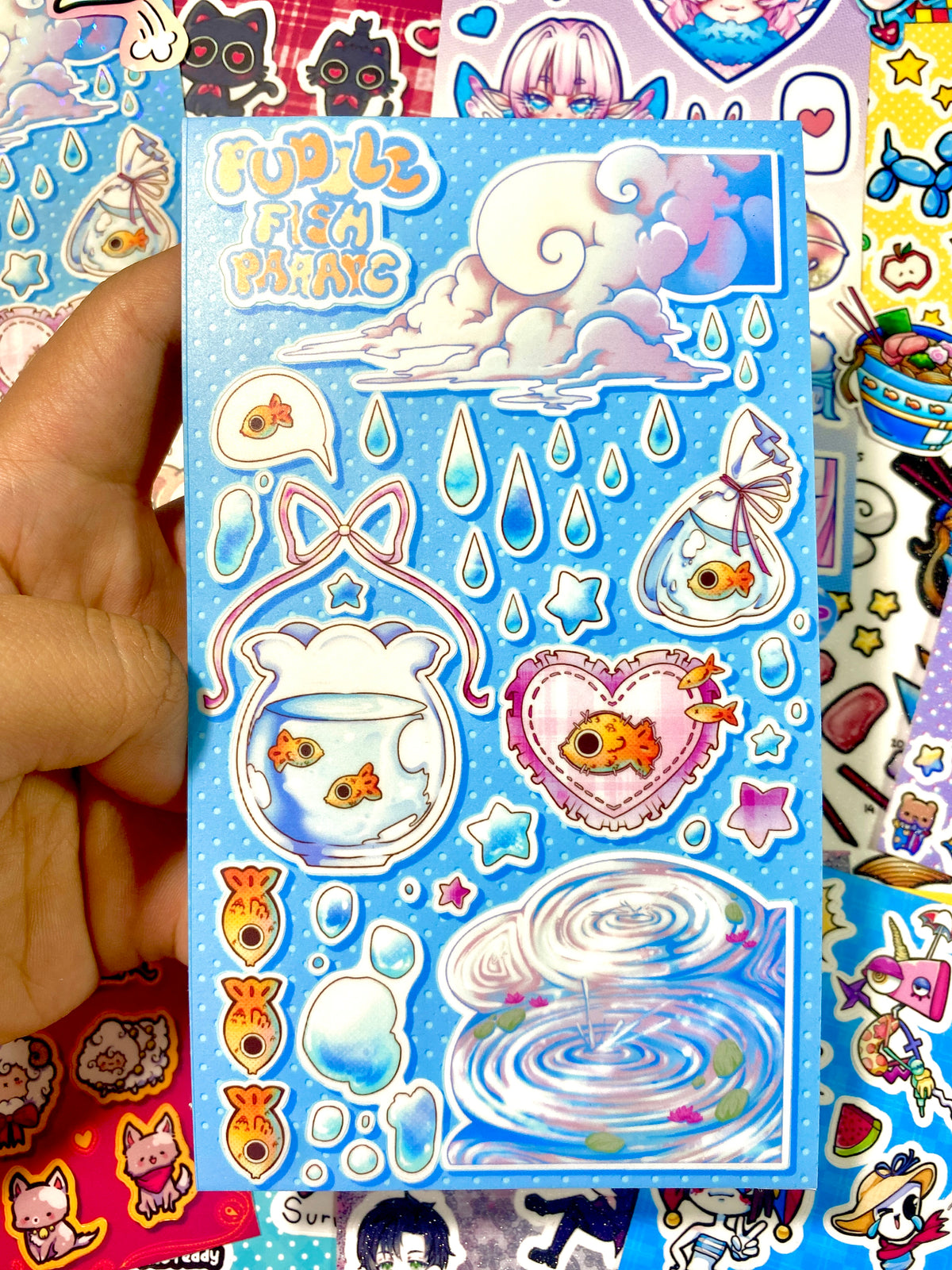 Puddle Fish Parade Sticker Sheet