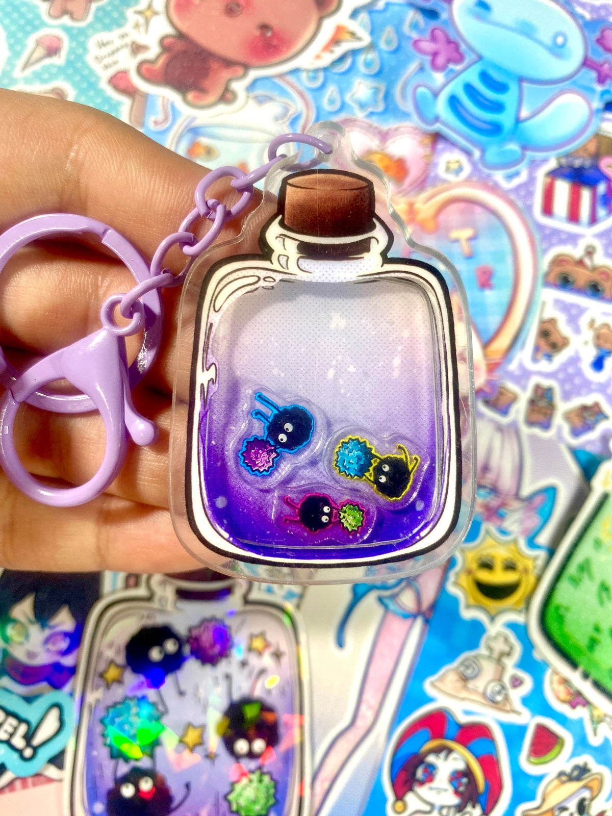 Soot Sprites Shaker Keychain