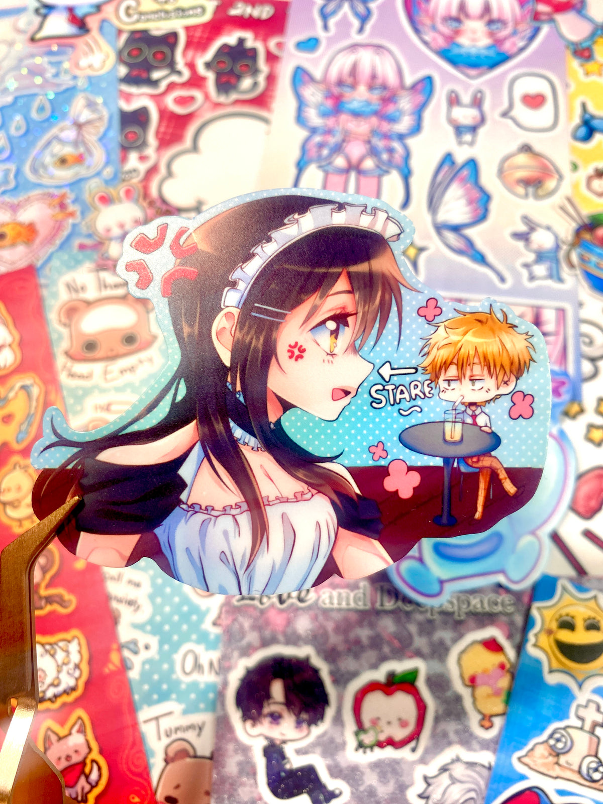 Annoyed Misaki Sticker