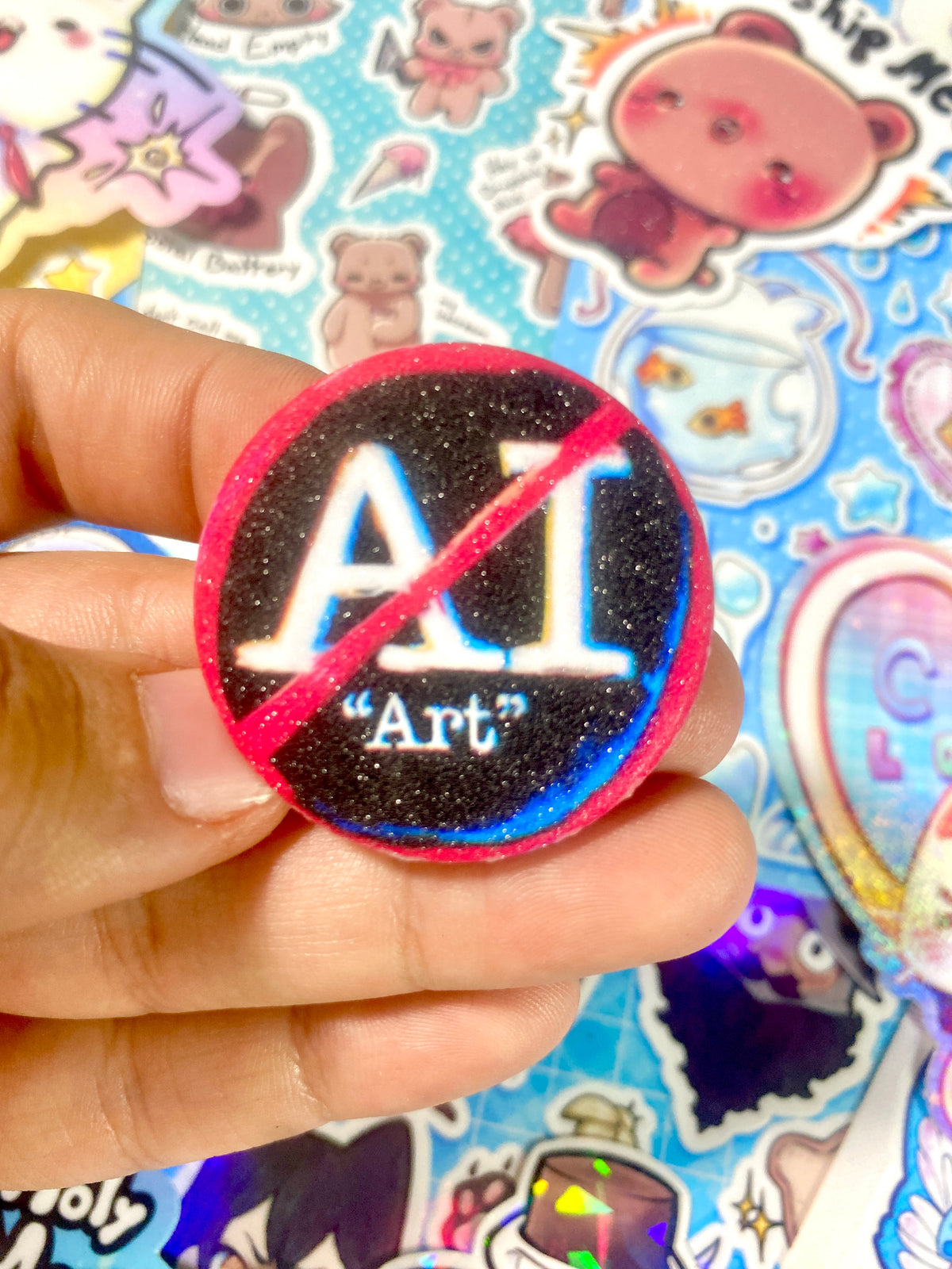 No “AI Art” Button