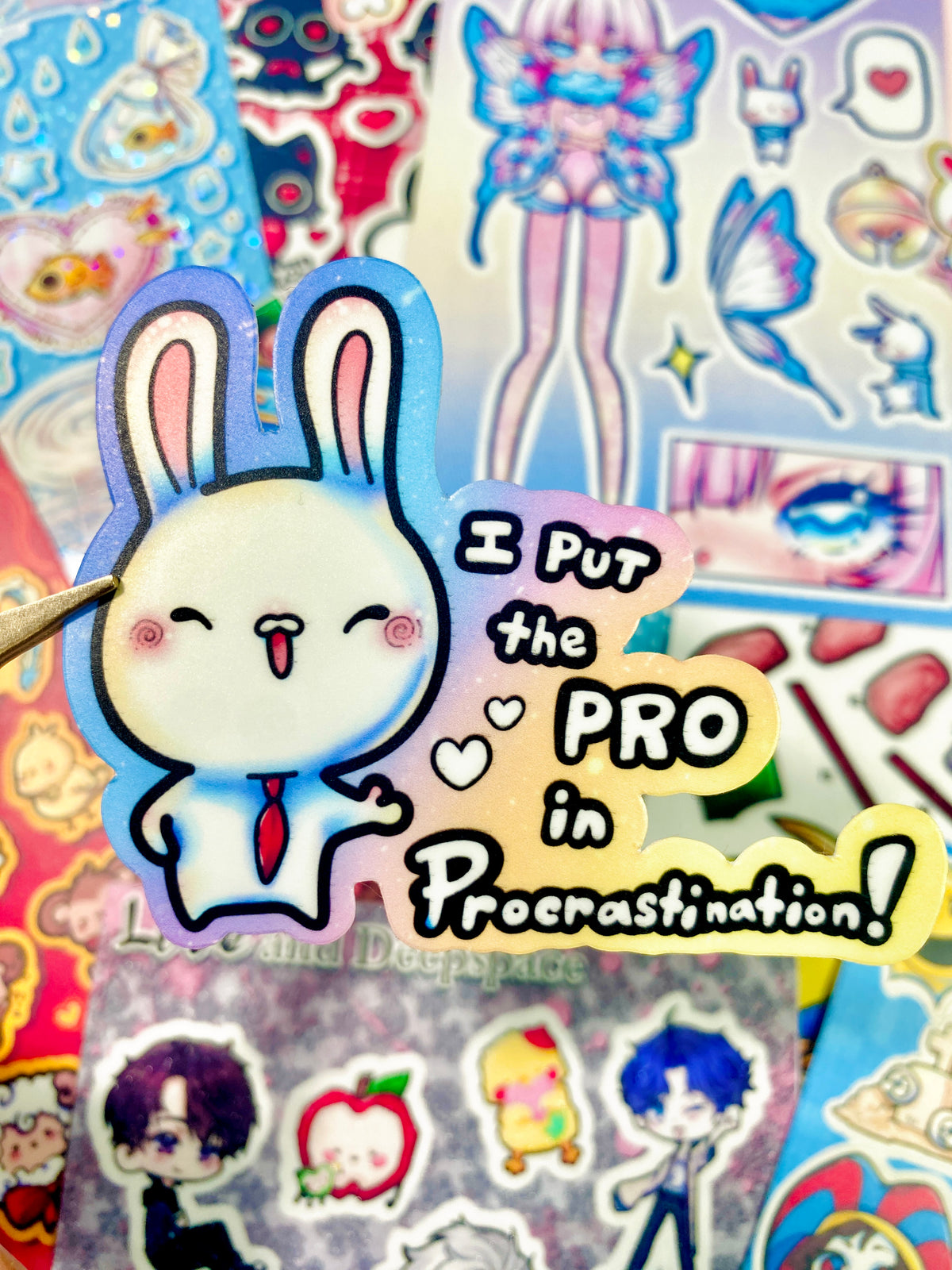 Pro in Procrastination Sticker