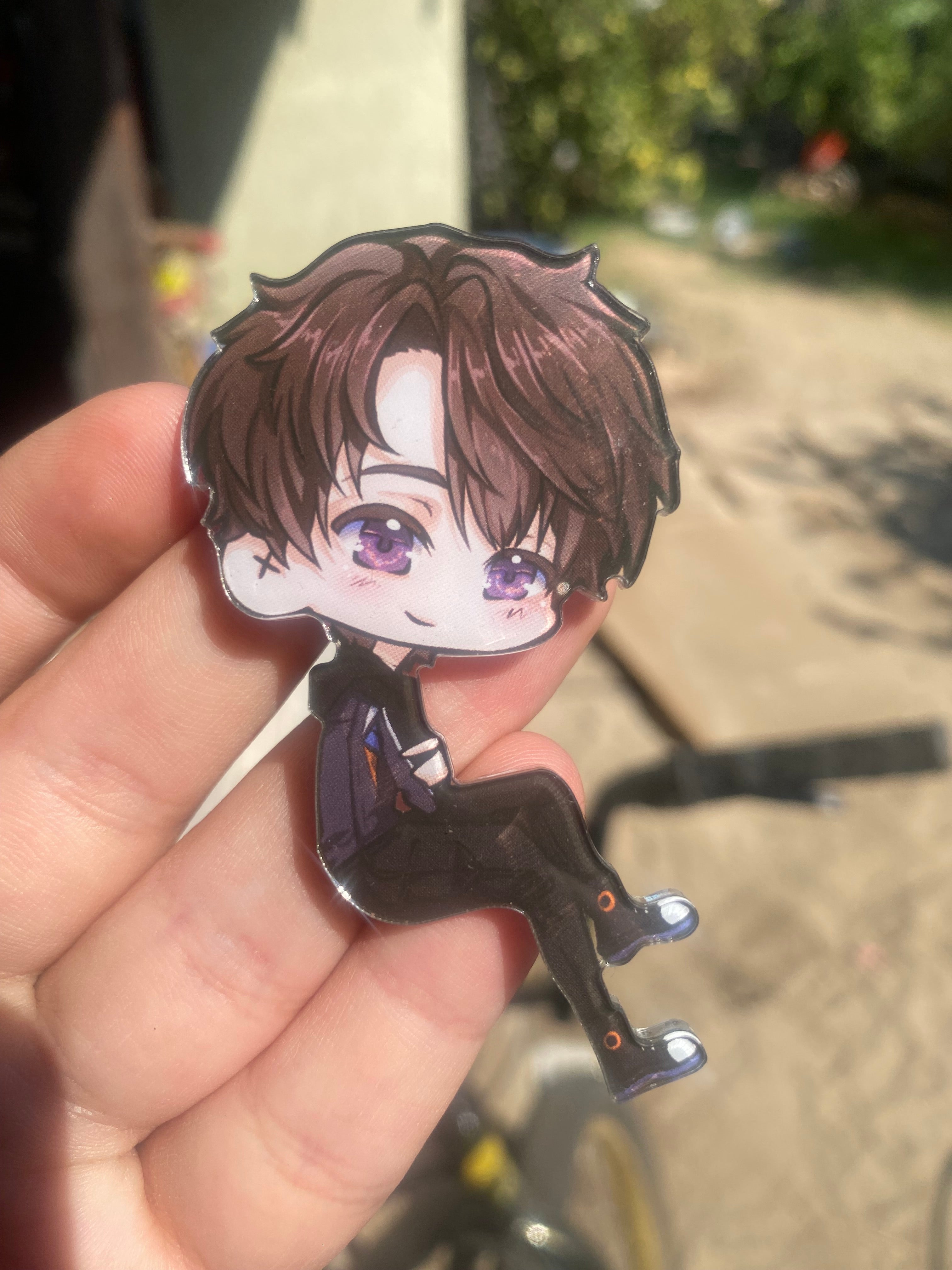 Caleb Acrylic Pin