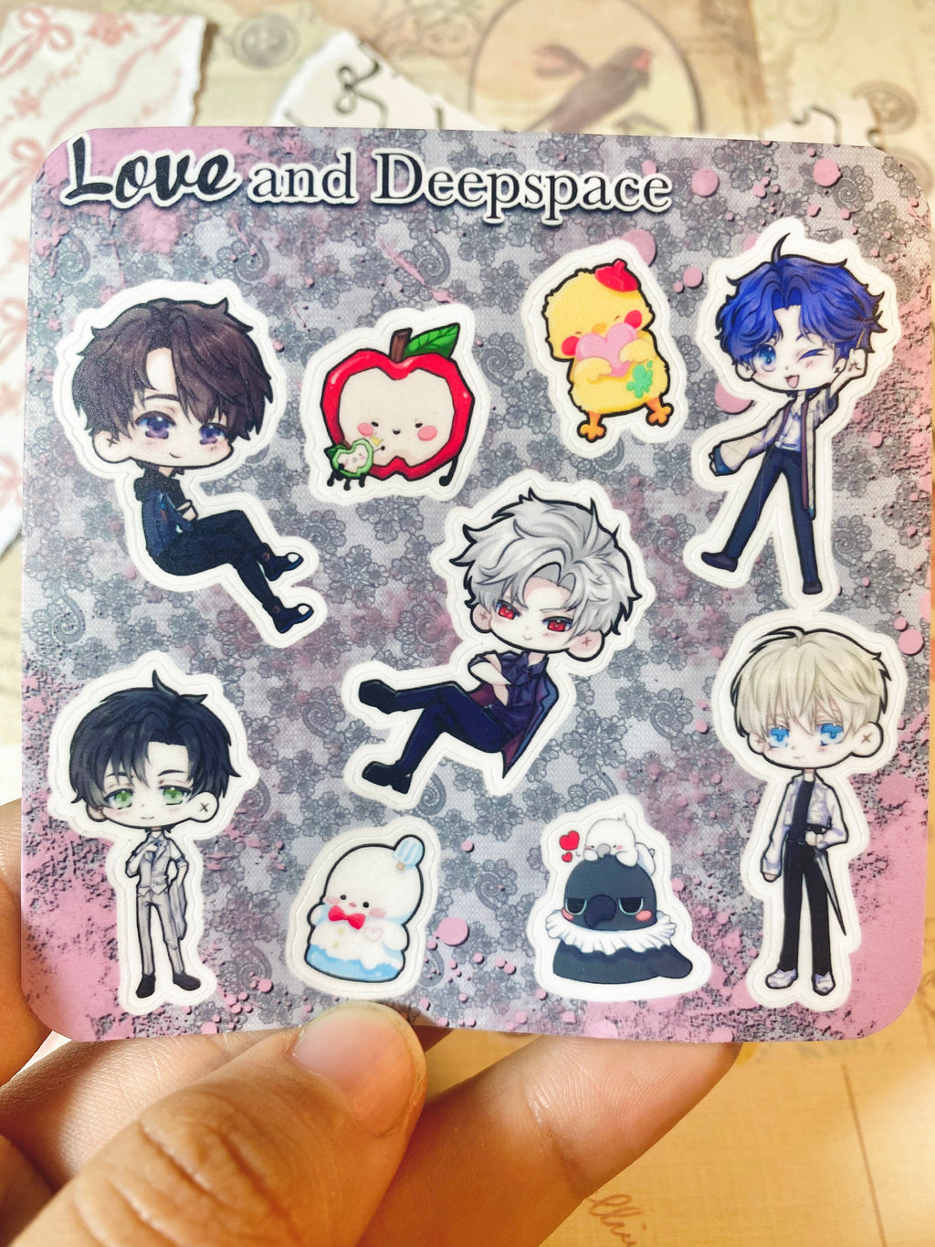 Love in Deep S Sticker Sheet