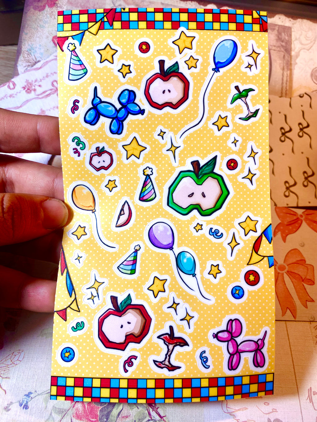 Apple Core Party Sticker Sheet