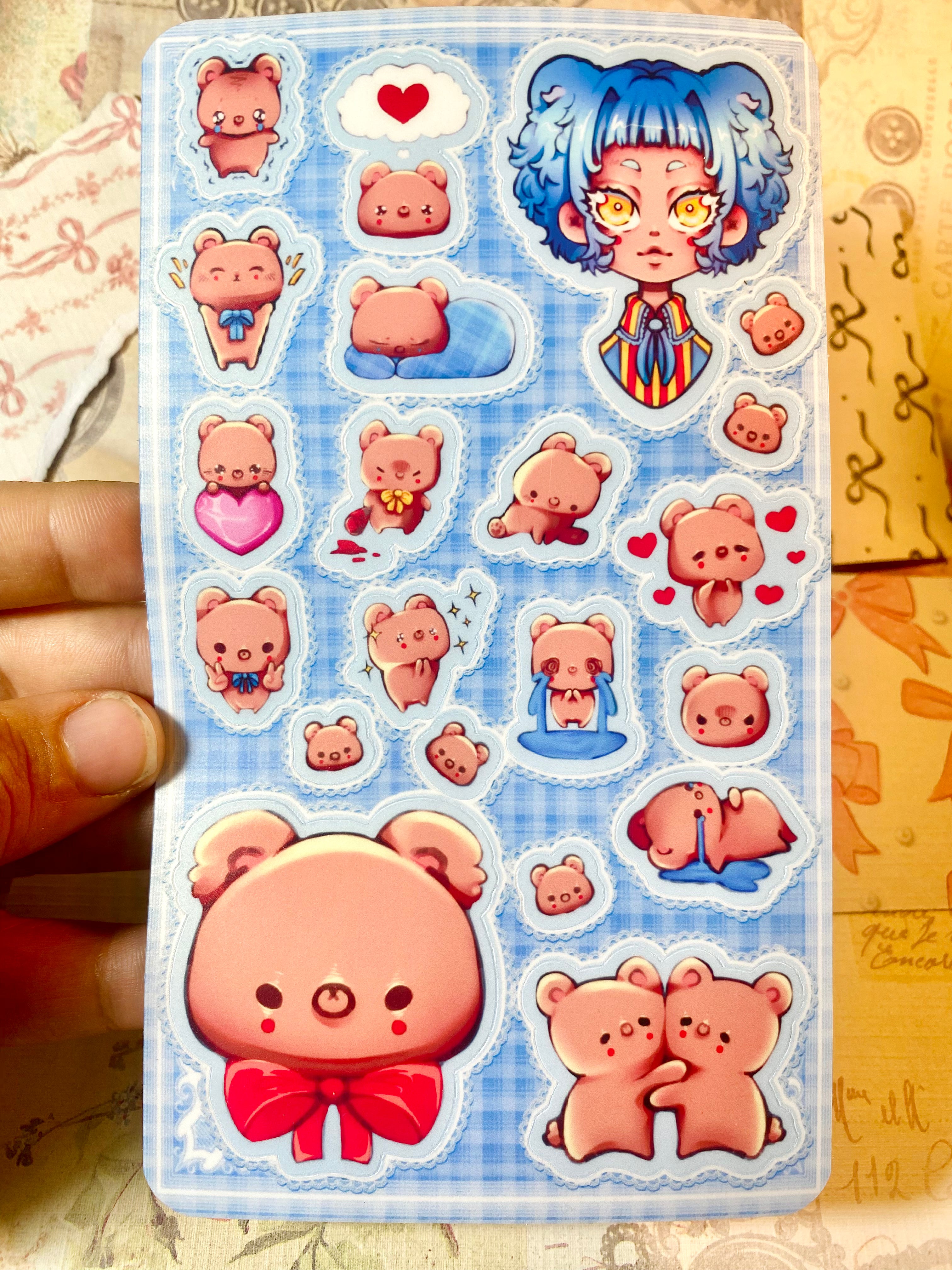 EtoTeddy Sticker Sheet